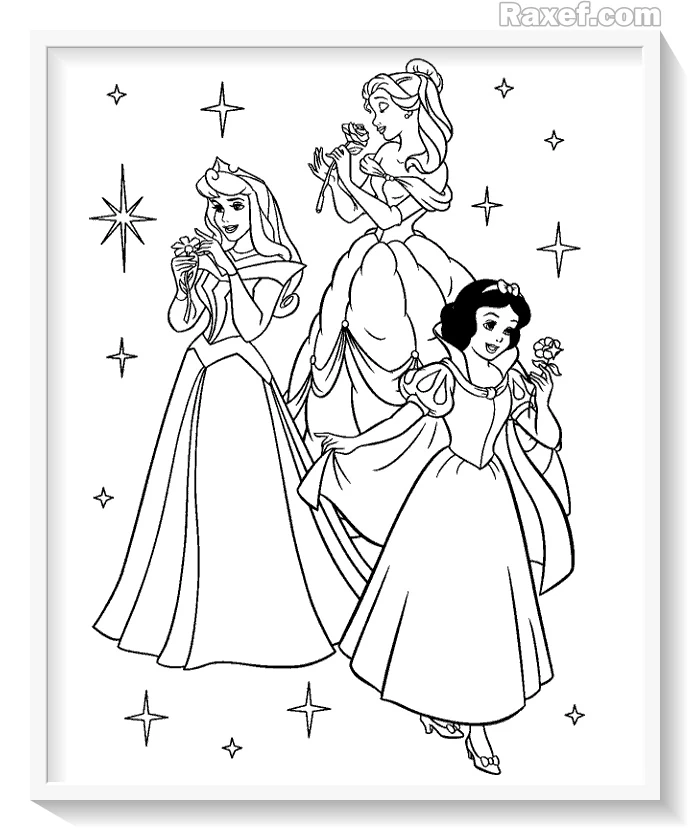 Раскраска Для малышей Моя Принцесса А4 Р-2473 ст50